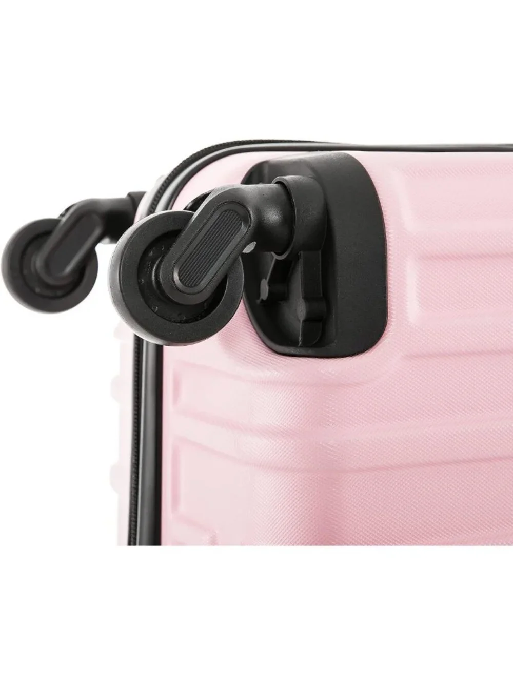 Lightweight 24-Inch Medium Hardside Spinner Luggage - Stylish Pink Travel Bag